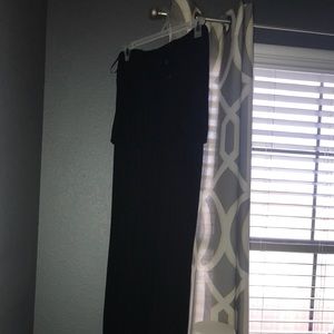 Simple Black Maxi Dress